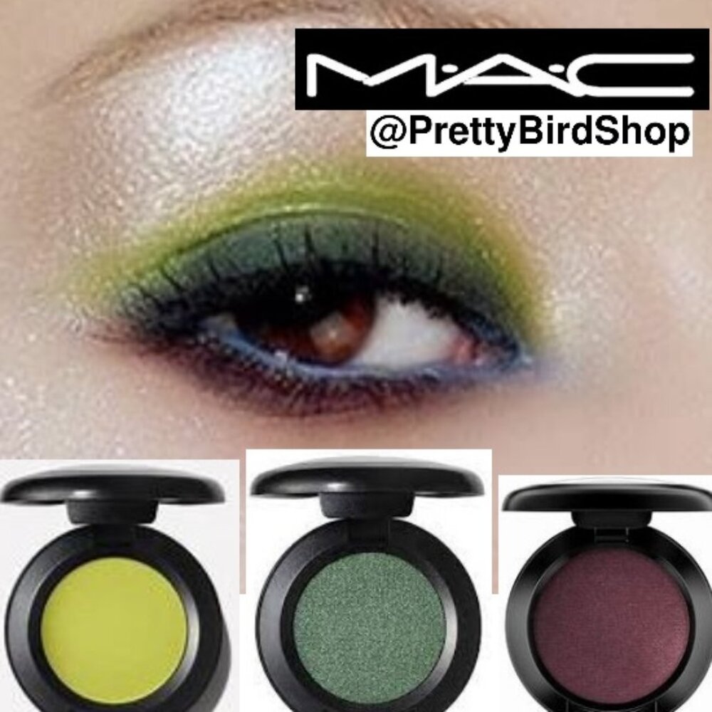 3 MAC shadows WHATS THE WIFI THATS SHOWBIZ SKETCH New in box eyeshadows NIB